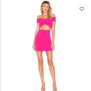 HALLIE CUT OUT MINI IN HOT PINK
by the way.